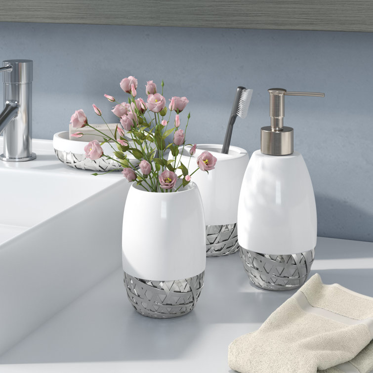 White Chrome Bathroom Accessories Everything Bathroom